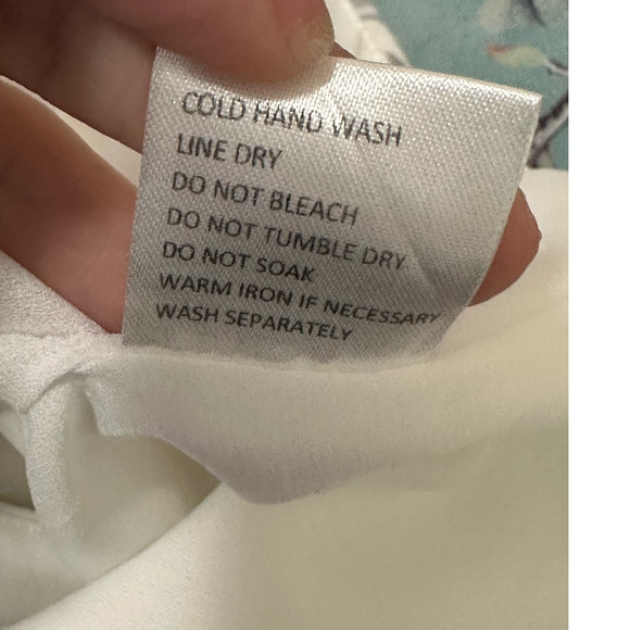 Sheike cream gray flower print sleeveless pleated dress blouse size 8 - Picture 5 of 11